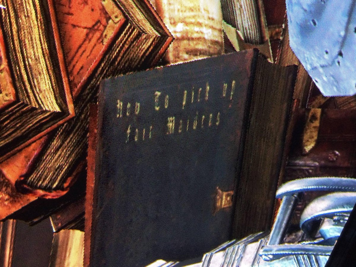 ItSpinn's tweet photo. @YoteJote He has this book in the workshop. On the TOP of the pile. 
Gehrman is an incel https://t.co/cYXKdviMl7