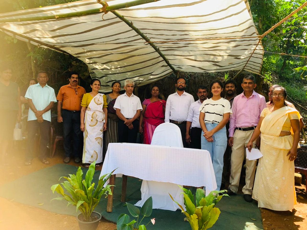UNDPSriLanka's tweet photo. The village of #Panwila in the Kandy District came alive with the launch of a women-led sales centre for #Kithul and other traditional products in line w/ International Women's Day.
Nestled in the scenic Knuckles landscape, this initiative—powered by the @UNDP @GEF_SGP Operational Phase 7 #community grant, and led by the Udugoda Grama Sanwardena Kantha Maha Sangamaya—is a shining example of how rural #women are creating pathways to #economic independence and environmental stewardship.
From treetops to tabletops, these women are adding value to forest-friendly #livelihoods while preserving Sri Lanka’s rich agro-biodiversity.
@UNDPasiapac @theGEF @AzusaKubota @UNDPClimate @UNSriLanka