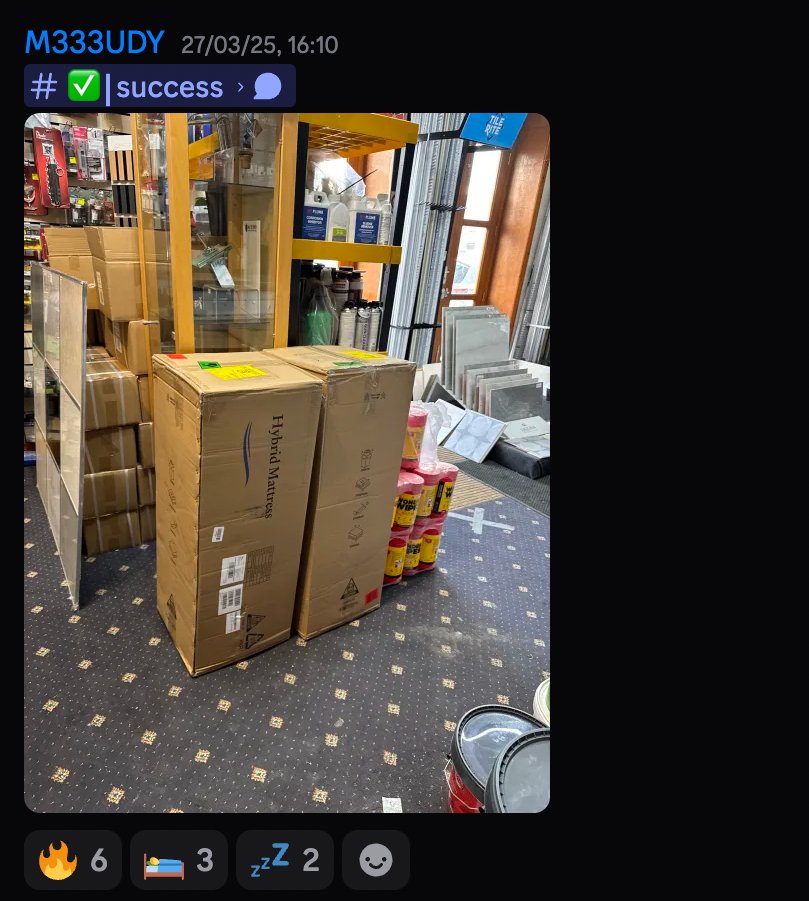 NautilusDeals's tweet image. Another crazy Deal with a King Size Mattress in price error! 📈🔥

£10 instead of £400 and 11 pieces purchased by our users.⚡️💰

Deals like these are found exclusively in Nautilus, join the waiting list and in a few hours you will be accepted.
See u inside!😈🙈

#Priceerror…