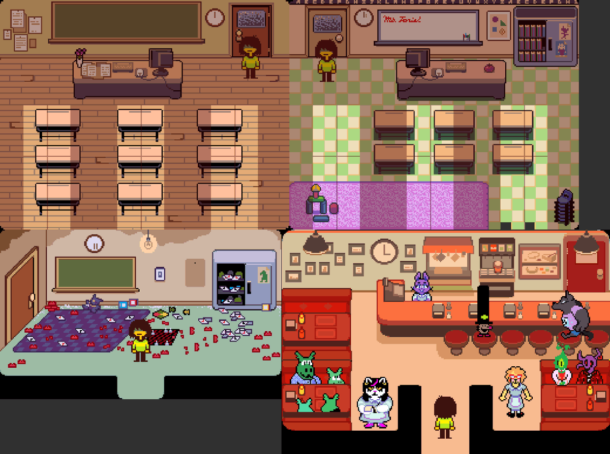 deltarune is so pretty