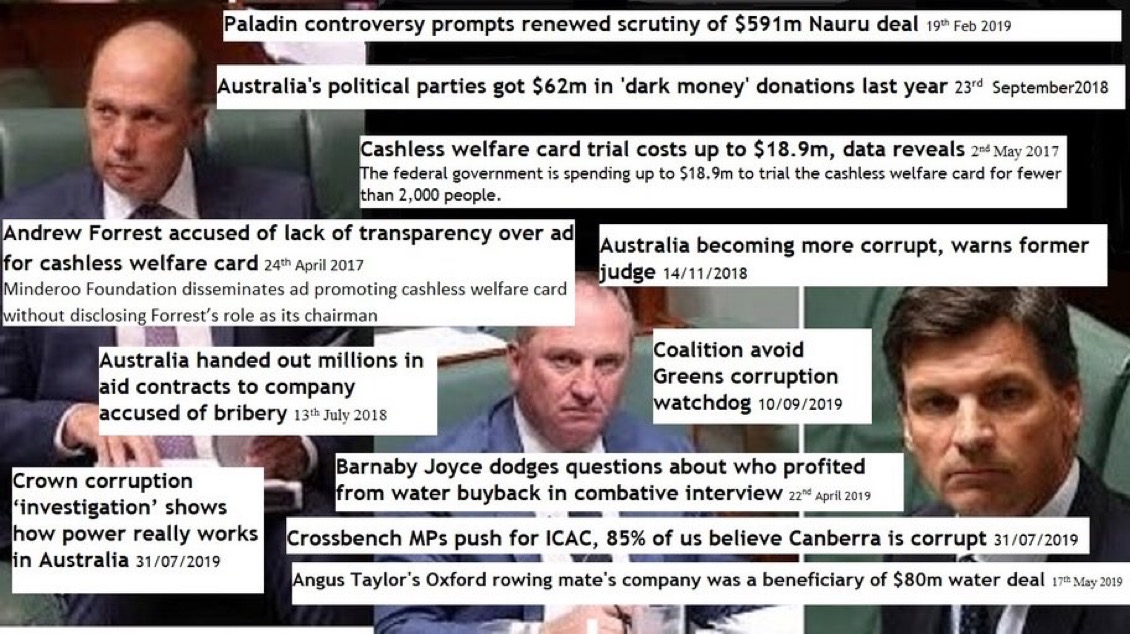 CaraMia200's tweet photo. #Auspol #DuttonPropertyDeveloper & his shady #ScottyLeftovers, repeatedly voted AGAINST establishment of an anti-corruption body.
They shut #Integrity debate down dozens of times. Thatโs one of the main reasons,Teals emerged.
Many reasons #LNP & #Dutton feared โclean up.โ ๐๐ผ https://t.co/PiKifUSHrZ