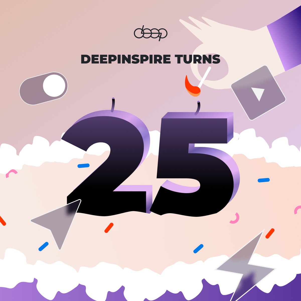 DeepInspireCom's tweet photo. Today DeepInspire turns 25! 

A quarter-century of getting things done right. 25 years of rolling up our sleeves and solving real-world problems. A heartfelt thank you to our team, clients, and partners for being part of this story! The journey continues! https://t.co/5Zlcu2ujDI