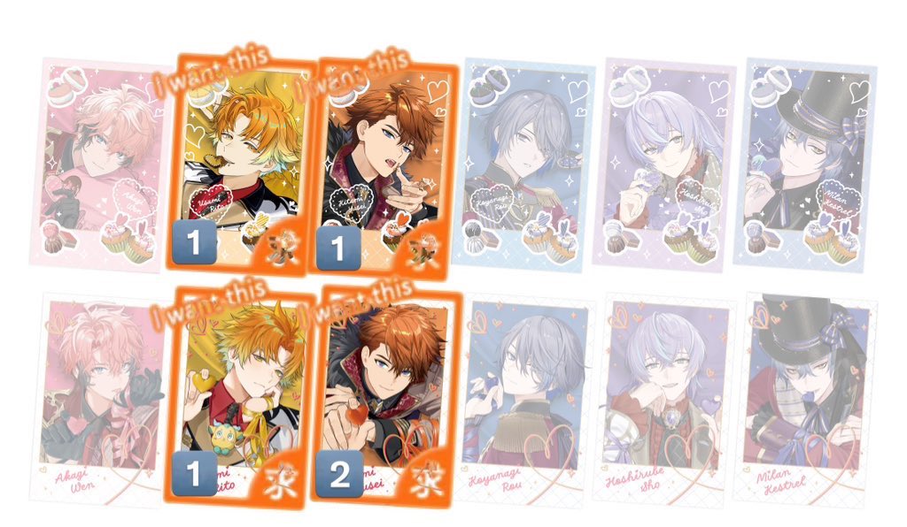 nnnnnamihei's tweet photo. 【交換】 にじさんじ Melty Valentine ランダム チェキ風カード

【譲】画像1
【求】画像2

数字の枚数分探しています。
郵送でのお取引希望です。
初回様はプロカのご拝読をお願い致します。

お気軽にお声かけください🙌 https://t.co/gZt6YDFcEG