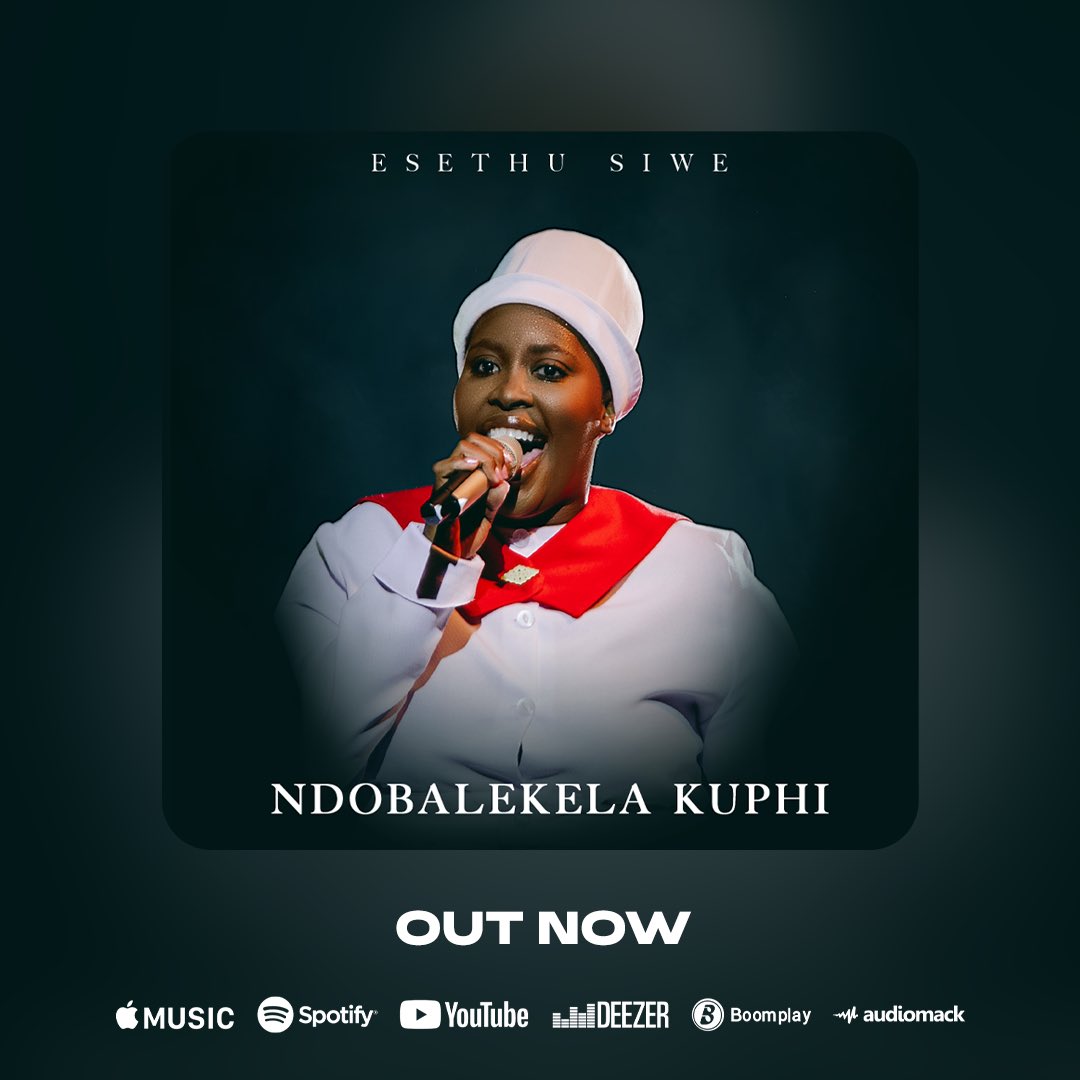 Ndobalekela Kuphi is finally here!

Available now on all digital platforms!
“I will give thanks to you, Lord, with all my heart…” – Psalm 9:1

Let’s stream, share &amp; testify!

#NdobalekelaKuphi #EsethuSiwe #OutNow