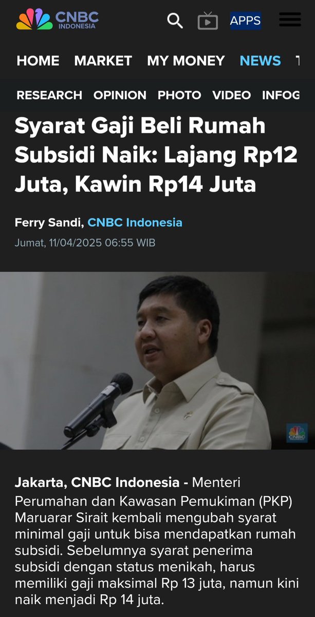 GunRomli's tweet photo. Gembar-gembor rumah gratis. Ternyata buat beli rumah subsidi gajinya 12-14 juta. Bukan buat yg gaji UMR atau yg kalangan miskin ini. Kyaknya PROYEK PENGEMBANG tapi marketing &amp; iklannya pakai pemerintah/negara ‼️ https://t.co/GxYCeNVz8Z