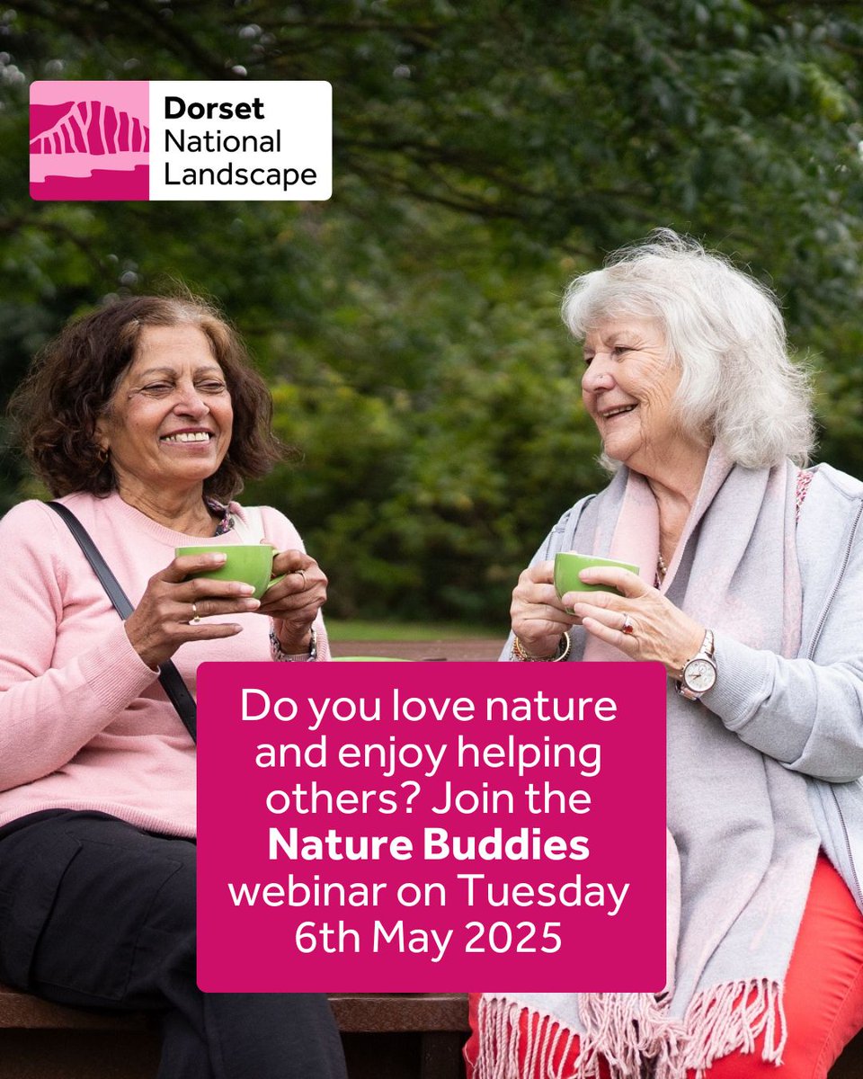 Dorset National Landscape (@dorset_nl) on Twitter photo Become a Nature Buddy! 🌳 Join our upcoming WEBINAR to learn about volunteering with The Nature Buddies Network, an exciting initiative led by #Dorset National Landscape: dorset-nl.org.uk/events/nature-…
Thanks to <a href="/HeritageFundUK/">The National Lottery Heritage Fund</a> and National Lottery Players for your vital support. Become a Nature Buddy! 🌳 Join our upcoming WEBINAR to learn about volunteering with The Nature Buddies Network, an exciting initiative led by #Dorset National Landscape: dorset-nl.org.uk/events/nature-…
Thanks to <a href="/HeritageFundUK/">The National Lottery Heritage Fund</a> and National Lottery Players for your vital support.