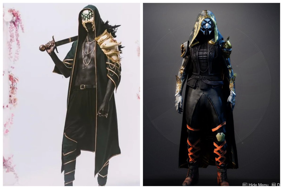 ghost_tiefling's tweet photo. I would pay so much for sleep token destiny collab. Just saying. But here’s as close as I could get my hunter 🤷🏼‍♀️

#destiny #sleeptoken #destinydrip #destiny2fashion https://t.co/d3hxVOlO6B