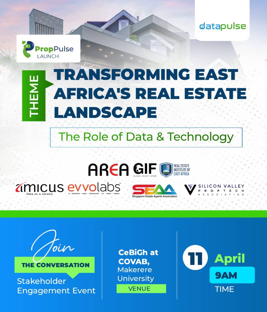 ContactusPulse's tweet photo. We’re live at @Makerere for the PropPulse Launch a powerful stakeholder engagement event focused on Transforming East Africa’s Real Estate Landscape through Data & Technology.
Let’s shape the future of real estate together!
#PropPulse #RealEstateInnovation https://t.co/fkaBvapsW4