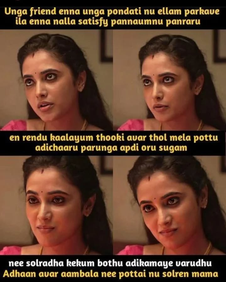 RowSini's tweet photo. Idhuke Olugina Epdi? Next Ungala bed ku keela paduka vachi ennai mela thooki potu seiya poraram... Apuram Life long enga rendu perukum nee slave dog aagiduve polaye.. haha.. https://t.co/ZKGhN8uXeT