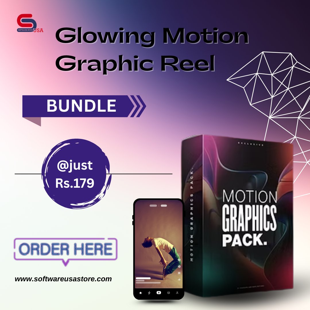 softwareusa_'s tweet photo. Our Glowing Motion Graphic Reel Bundle is your secret weapon for standing out online!
Order Now and transform your content
#motiongraphics #reelbundle #contentcreation #videomarketing #graphicdesign #socialmediatools #digitalcreators #visualcontent #marketingtools #instagramreels https://t.co/m1OVr25V2H