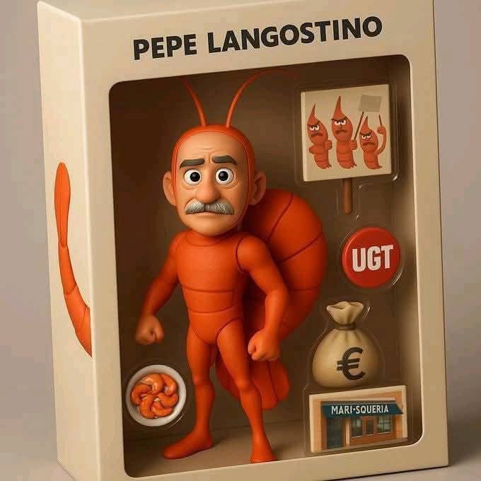 🔴 Seguro que al come gambas líder de UGT, Pepe Álvarez, le hace mucha ilusión esta imagen, así que RETUITEA hasta que llegue a la pantalla de su teléfono

PARÁSITO