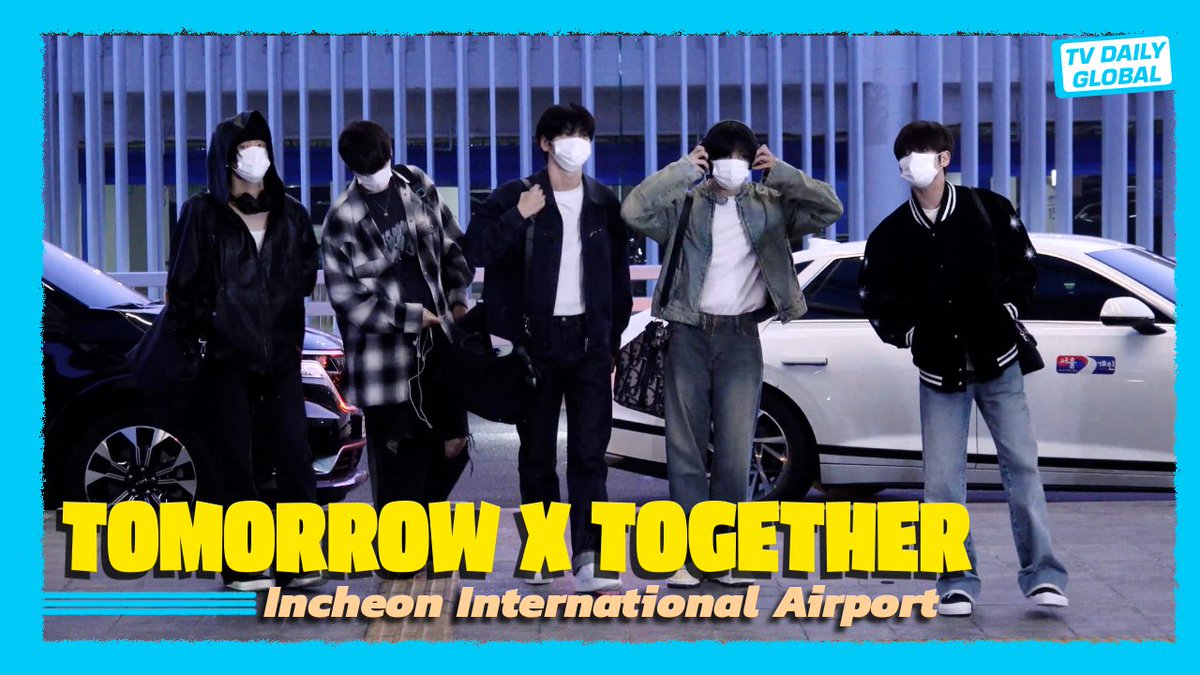 tvdaily_global's tweet photo. TXT Departs for Japan | ‘ACT : PROMISE’ World Tour EP.2 Begins!
🔗https://t.co/jdAjEGZkuu
#TXT #TOMORROW_X_TOGETHER #TXTWorldTour #ACTPROMISE #TXTinJapan #TXTDeparture #TXTAirport #IncheonAirport #투모로우바이투게더 #연준 #범규 #태현 #수빈 #휴닝카이 #Kpop #AirportFashion #MOA #투바투 #tvdailyglobal #티브이데일리글로벌 #SOOBIN #YEONJUN #BEOMGYU #TAEHYUN #HUENINGKAI