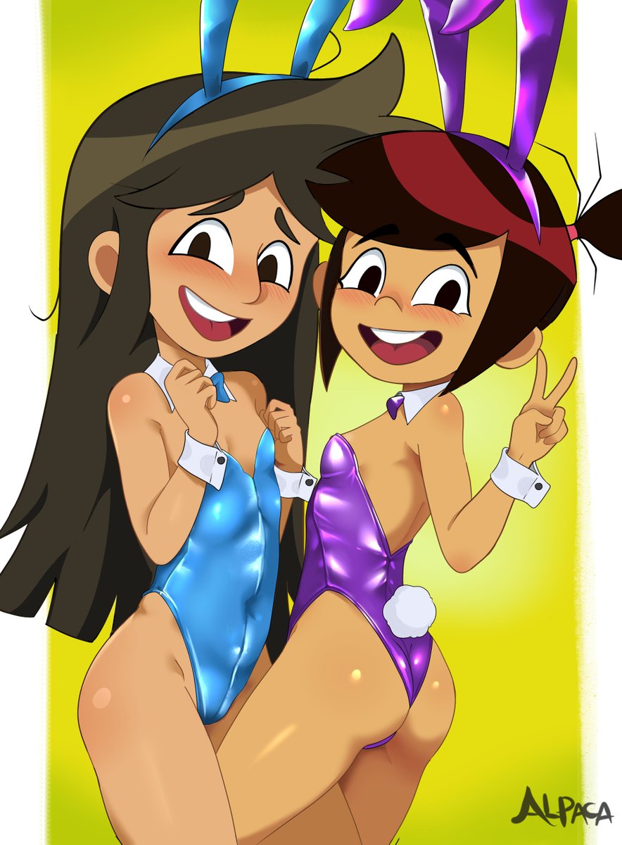 Normaulusserdud's tweet photo. Molly &amp; Libby Bunny Fun
#theghostandmollymcgee  #mollymcgee #disney #libbystein #Bunnysuit #Commission #digitaldrawing #Bunnygirl https://t.co/pa8WEGq8yc