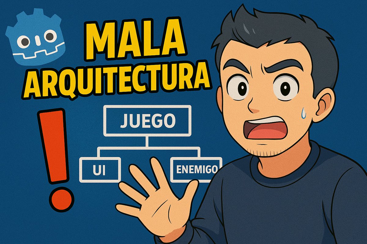 Al final no me ha quedado tan mal el super aburrido vídeo que he subido hablando de arquitectura para la creación de #indiegames . Sobretodo teniendo en cuenta que llevo 🤒 enfermo meses. #gamedev 

La arquitectura es CRUCIAL para el éxito de tu proyecto
youtu.be/8oBhT626avc