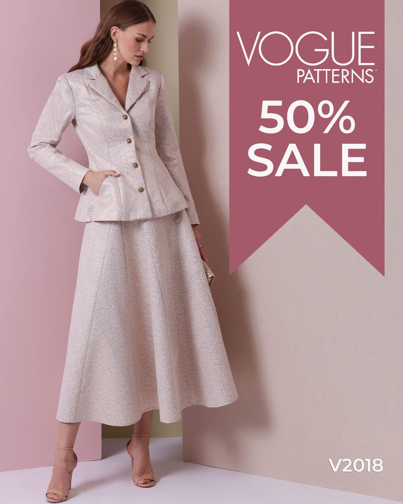 SimpMcCalls's tweet photo. The Vogue Patterns Sale is now on!
50% off stunning paper and PDF designs. Choose from designer collabs, vintage reissues and very easy styles.
Shop in store and online at https://t.co/rra0wuQJ9O
#VogueSewingPatterns #VogueDesignerSewingPatterns
#VoguePDFPatterns #PDFPatterns https://t.co/Le0vQmoC2f