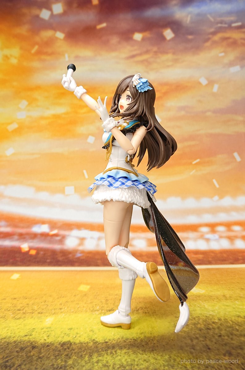 peacewood3's tweet photo. 最近完成したプラモの撮影。
「アイドルマスター シャイニーカラーズ」より、
月岡恋鐘
(バンダイ 30 MINUTES SISTERS)

ユニット アンティーカのセンターです。
ごく一部だけ塗装してます。
結華＆霧子がなかなか売ってないので他メンバーはまたいずれ…
#30MSシャニマス https://t.co/XbqsLqiP4g