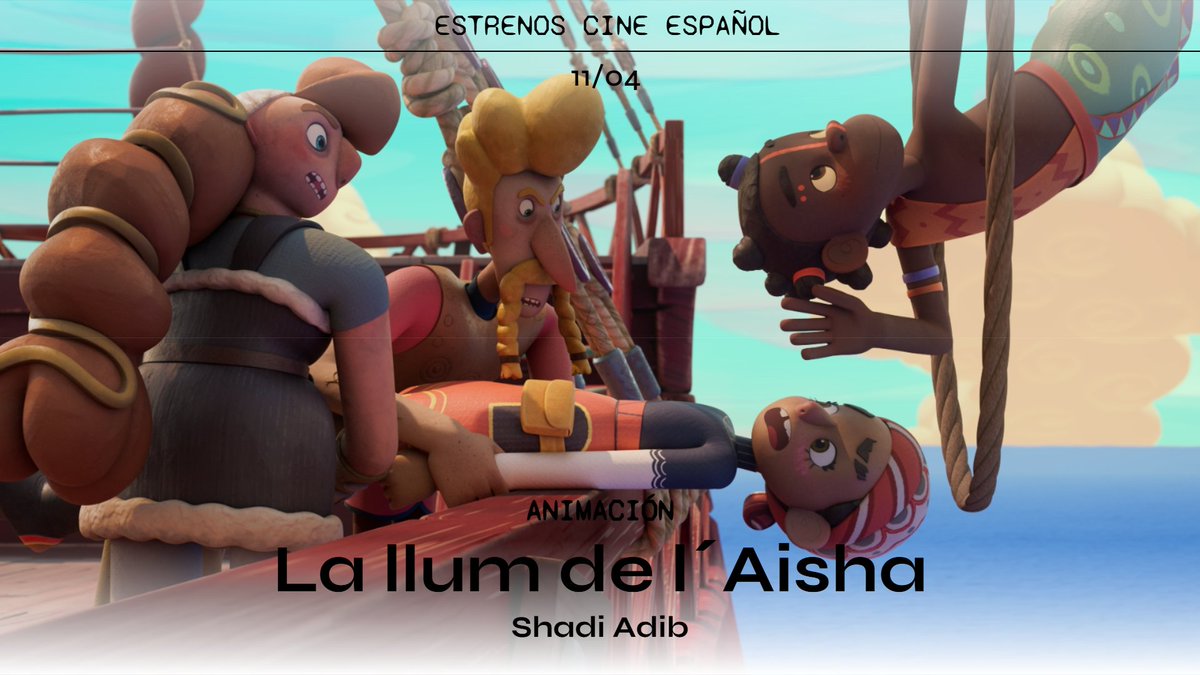 #EstrenosCineEspañol - 11/04

🎥🎆 'La llum de l´Aisha' de Shadi Adib distribuye <a href="/filmax/">Filmax</a>.