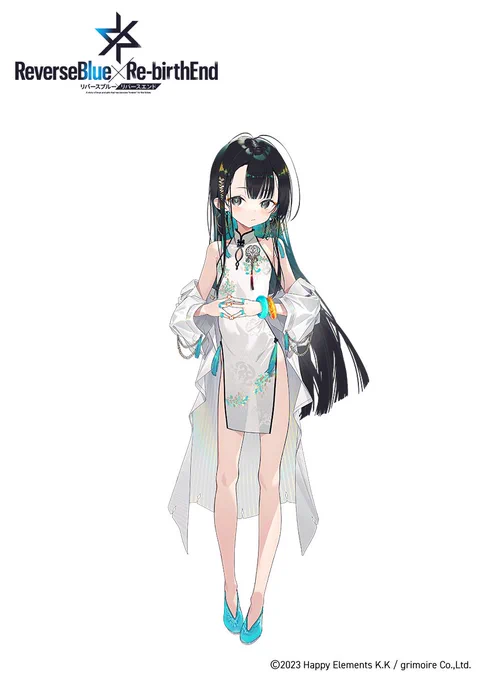 【リバースブルー×リバースエンド】にて『小夏』キャラクターデザイン&イラストを担当しました!シャオシャと読みます かわいいですね#リバースブルーxリバースエンド #リバxリバ 