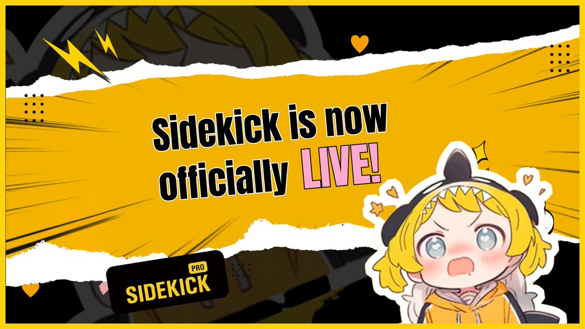 Sidekick_Labs's tweet photo. We are now LIVE!🔥🎥
https://t.co/8h6ARyf1Gp https://t.co/r0b4vmBZPu