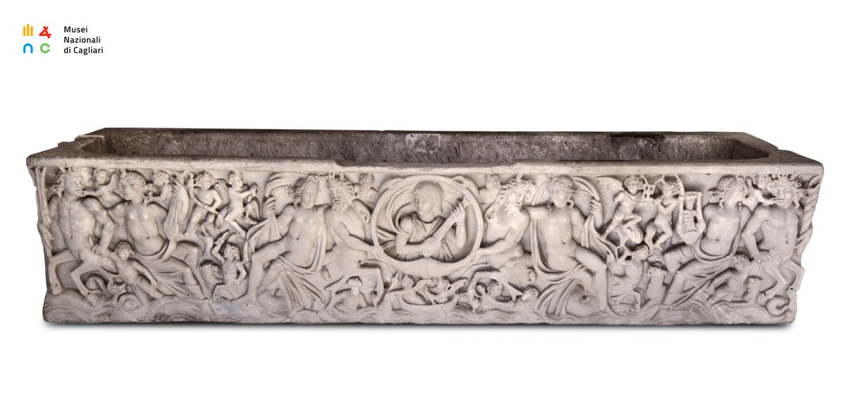 MuseoArcheoCa's tweet photo. Per la #Giornatadelmare riflettiamo sulla protezione degli ecosistemi marini e la salvaguardia della biodiversità.
Vediamo uno dei reperti dei #MuseiNazionaliCagliari con una gran varietà di creature marine.
È il Sarcofago delle Nereidi dalla necropoli est di Cagliari, 3°sec dC https://t.co/iauupJ4KmI