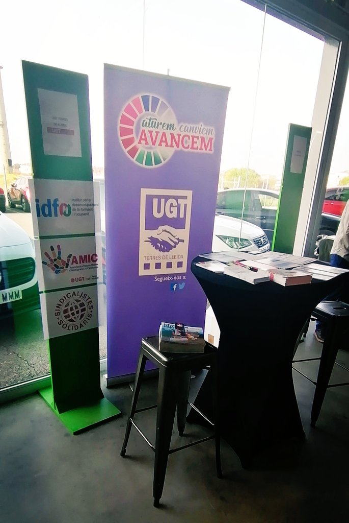 Ramon Victor Moreno Giménez (@rvmgi) on Twitter photo Avui <a href="/UGTTerresLleida/">UGT-Terres de Lleida</a> <a href="/IDFOformacion/">IDFO Formació i Orientació Professional</a> - <a href="/sindicalistes/">Union Solidarity</a> - AMIC - presents a la 2a Jornada d’ #Ocupació de la #Noguera al Pavelló Polivalent Inpacsa. <a href="/ciutatbalaguer/">Paeria de Balaguer</a> <a href="/ConsellNoguera/">Consell Comarcal Noguera</a> <a href="/ocupacio_soc/">Servei d'Ocupació. Departament d'Empresa - paròdia</a>
Som drets, som lluita, som <a href="/ugtcatalunya/">UGT de Catalunya</a> Avui <a href="/UGTTerresLleida/">UGT-Terres de Lleida</a> <a href="/IDFOformacion/">IDFO Formació i Orientació Professional</a> - <a href="/sindicalistes/">Union Solidarity</a> - AMIC - presents a la 2a Jornada d’ #Ocupació de la #Noguera al Pavelló Polivalent Inpacsa. <a href="/ciutatbalaguer/">Paeria de Balaguer</a> <a href="/ConsellNoguera/">Consell Comarcal Noguera</a> <a href="/ocupacio_soc/">Servei d'Ocupació. Departament d'Empresa - paròdia</a>
Som drets, som lluita, som <a href="/ugtcatalunya/">UGT de Catalunya</a>