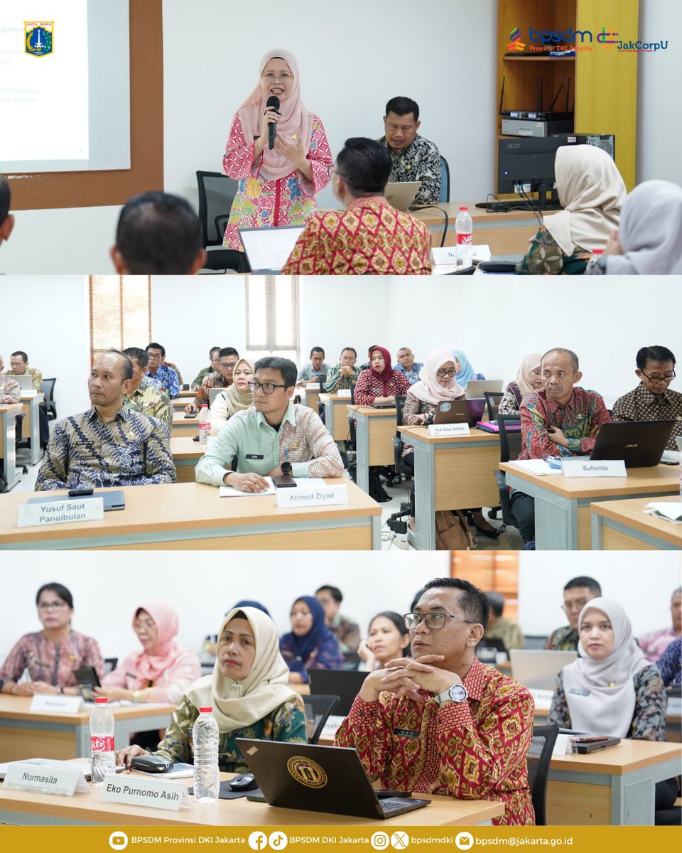 bpsdmdki's tweet photo. Pembelajaran Klasikal bagi peserta PKP Angkatan 32 dan 33 Tahun 2025 di lingkungan Pemerintah Provinsi DKI Jakarta. 

Semoga pelatihan ini dapat meningkatkan profesionalisme dan kompetensi peserta dalam mendukung transformasi Jakarta menuju kota global 😁🙏🏼 https://t.co/3as4vnCNbv