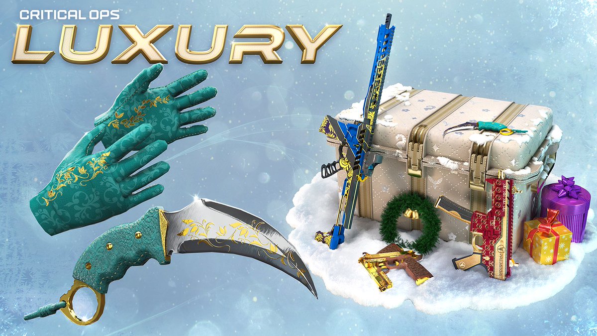 Just 1 week left!⏳

The Luxury Case is about to leave — now’s your chance to own the most elegant collection in Critical Ops.

Once it’s gone, you’ll only find it in the Marketplace💎

#CriticalOps #MobileFPS
