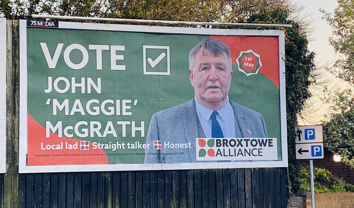 broxtoweindys's tweet photo. Big, Big Billboard!!
Local people have clubbed together so we can afford to advertise the fact that Maggie is THE best person for their community β€οΈ
Vote for the Community Alternative to the main Westminster Parties π³οΈ https://t.co/YS15Ly5IPq