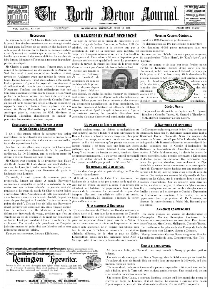 Y'a encore des fans du jeu Sherlock Holmes Detective Conseil par ici ? Genre des enquêteurs hardcore qui seraient intéressés par mes 4 enquêtes historiques inédites de 4h à 5h de jeu ? Ça fait bientôt 10 ans que ça traîne sur mes disques durs sans espoir d'édition ?