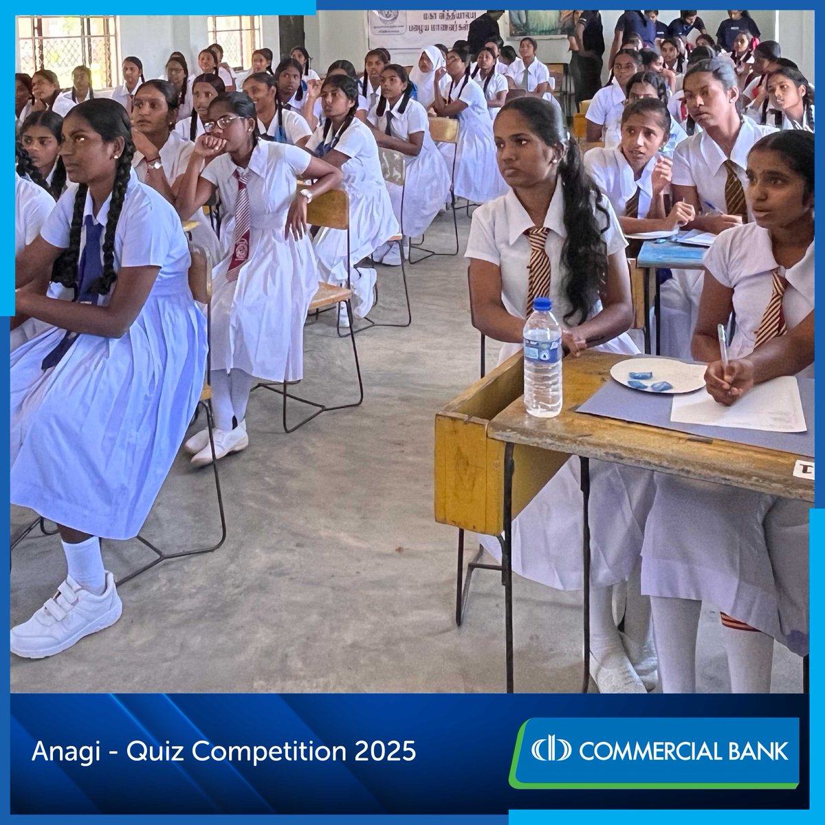 ComBank_LK's tweet photo. The Anagi Quiz Competition 2025, hosted by the Commercial Bank - Mulliyawalai Branch with participants from 22 schools, was a great success. Here are some highlights from the competition.
#ComBank #Anagi #MulliyawalaiBranch https://t.co/4VaGFCoDBG