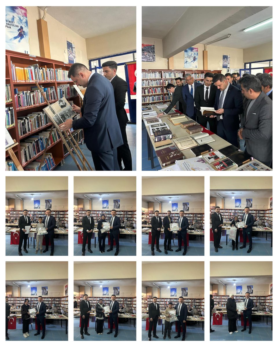 karayazihalk's tweet photo. Kaymakamımız Sn. Onur TİTİZ ve beraberindeki kurum amirleri ile birlikte 61. #KütüphaneHaftası kapsamında düzenlemiş olduğumuz programa katıldılar Daha sonra kütüphanemizde Yılın Okurlarına ödüllerini ve kitap kurdu belgelerini takdim ettiler
@Erzurumiktm25
@titizonur
@ahmet_yer https://t.co/IypECTpmIc