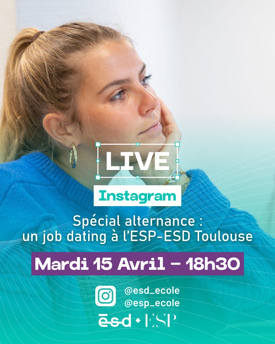 esd_fr's tweet photo. 👉 Mardi 15 avril à 18h30 sur Instagram 
👉 Jeudi 17 avril à 12h sur Instagram
👉 Mardi 22 avril à 12h15 sur Instagram
👉 Mercredi 23 avril à 16h sur Instagram https://t.co/5m9BGb8Hay
