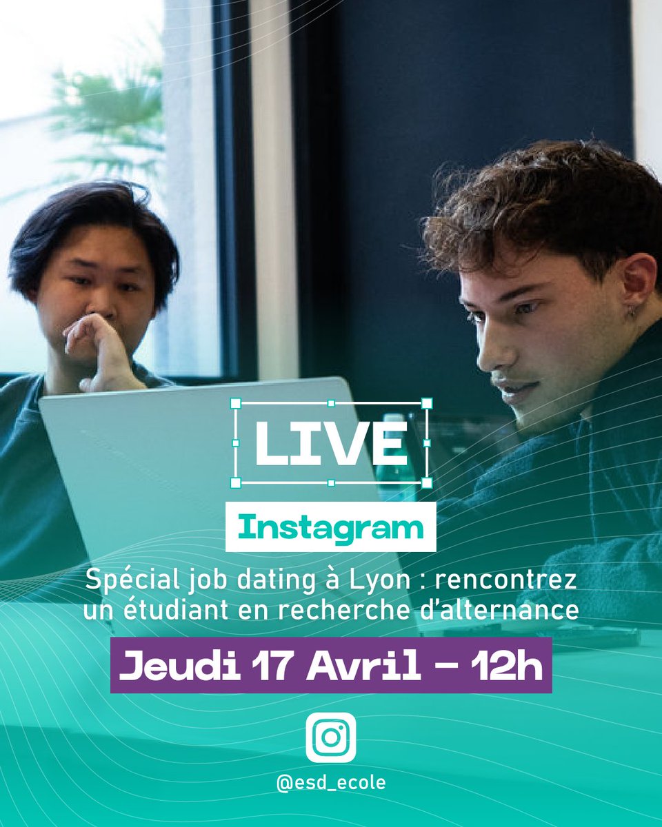 esd_fr's tweet photo. 👉 Mardi 15 avril à 18h30 sur Instagram 
👉 Jeudi 17 avril à 12h sur Instagram
👉 Mardi 22 avril à 12h15 sur Instagram
👉 Mercredi 23 avril à 16h sur Instagram https://t.co/5m9BGb8Hay