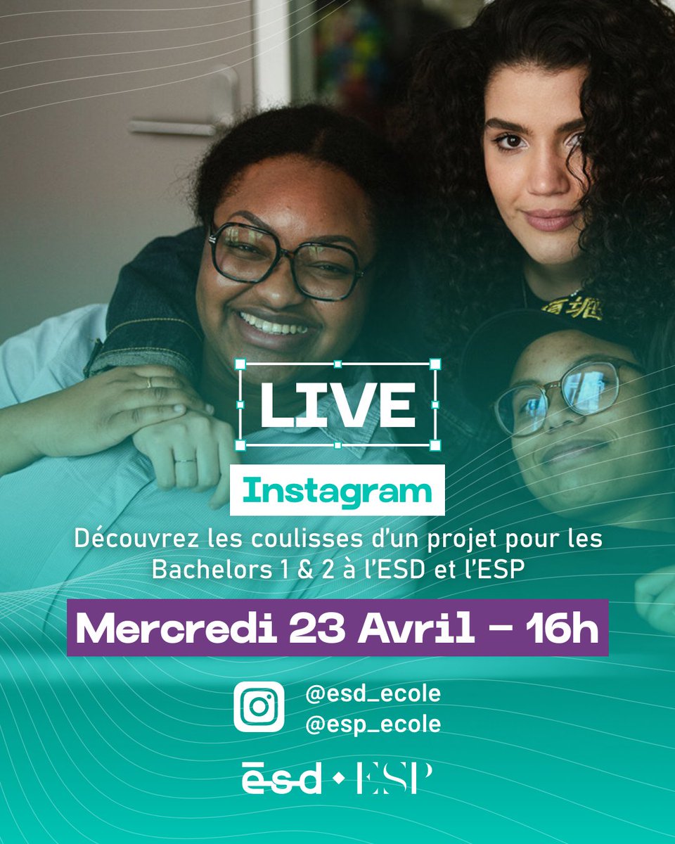 esd_fr's tweet photo. 👉 Mardi 15 avril à 18h30 sur Instagram 
👉 Jeudi 17 avril à 12h sur Instagram
👉 Mardi 22 avril à 12h15 sur Instagram
👉 Mercredi 23 avril à 16h sur Instagram https://t.co/5m9BGb8Hay