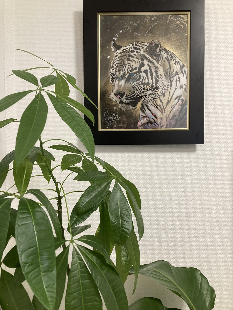 スプレーアートエデン様の原画🐅🩷 ずっと手に入れたくてね。 でも