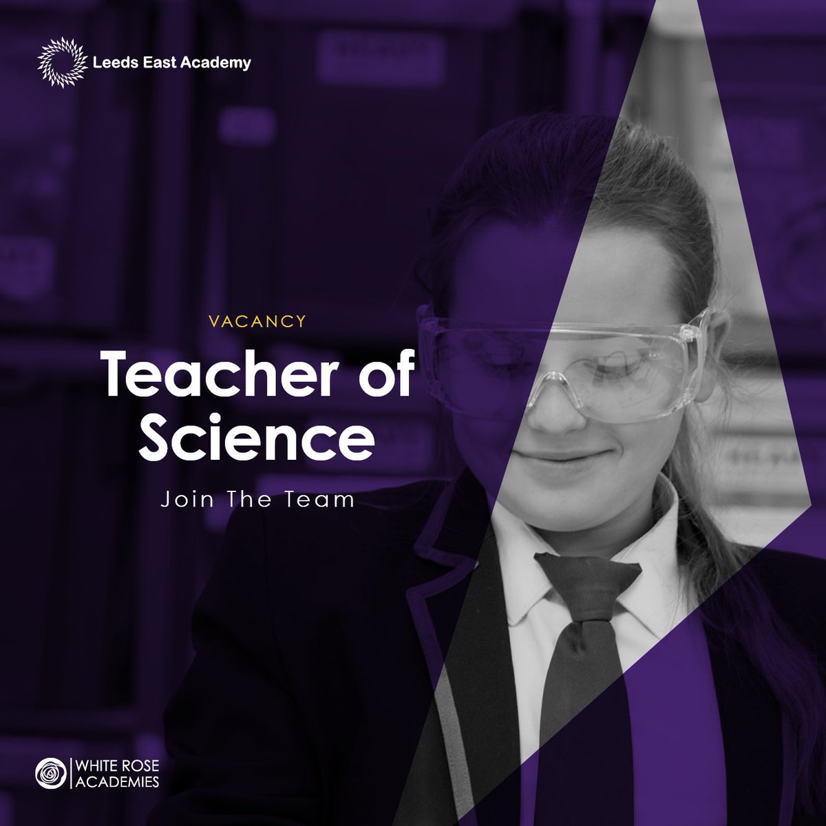 🔬 We're Hiring! Join us at Leeds East Academy as a Teacher of Science! Help us inspire the next generation of scientists in a vibrant, supportive environment. 

📅 Apply by 6th May!
🔗ow.ly/4eTs50Vy5Q7

#TeachingJobs #Science #LeedsJobs #ScienceEducation