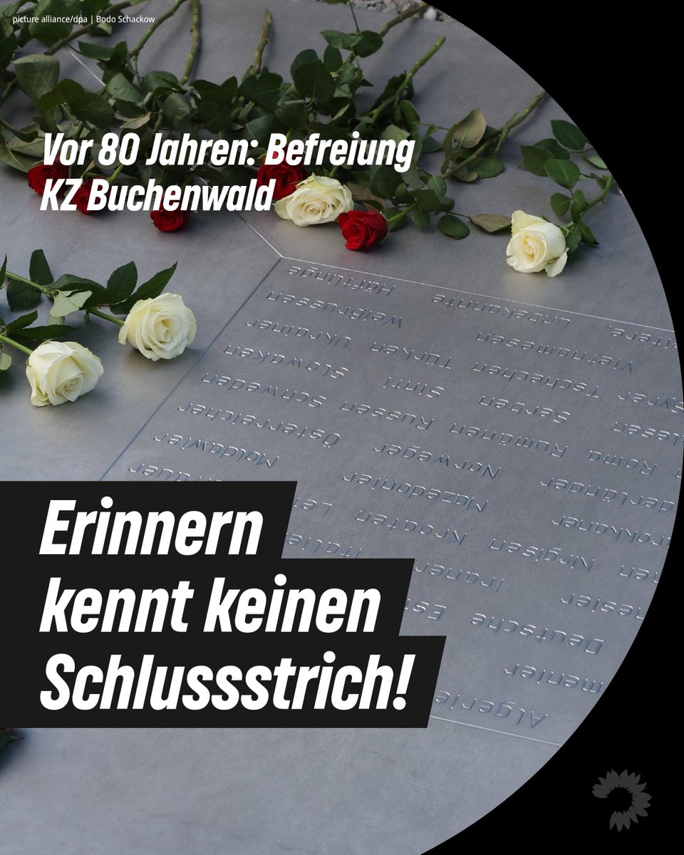 Vor 80 Jahren wurde das KZ Buchenwald befreit.
Über 56.000 Menschen wurden dort ermordet. Erinnern heißt Verantwortung – gestern, heute und morgen.
Wir stehen gegen Rechtsextremismus.
Denn: Nie wieder ist jetzt!