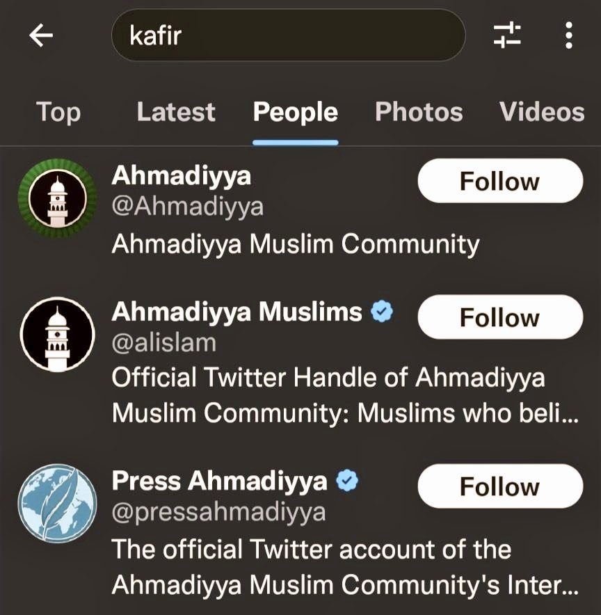 Twitter is now "Anti-Ahmadi"🤣😂