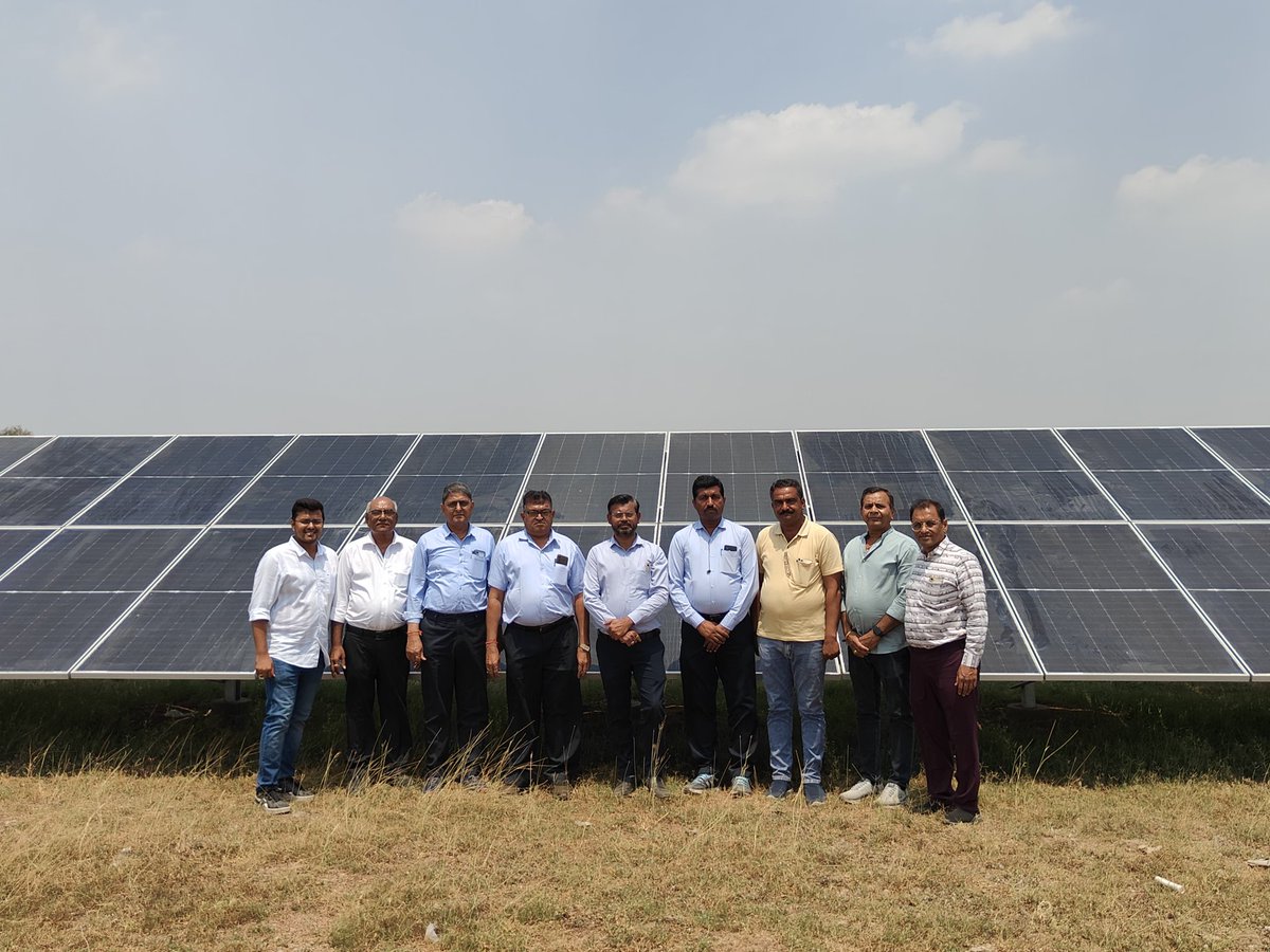 Today, UGVCL commissioned a new 1.500 MW solar plant at 66KV HARSOL SS under the #PMKUSUM Component-C Feeder Level Solarization Scheme, ensuring reliable day-time electricity.

With this addition, UGVCL has now commissioned 36 solar plants with a total capacity of 97.026 MW!