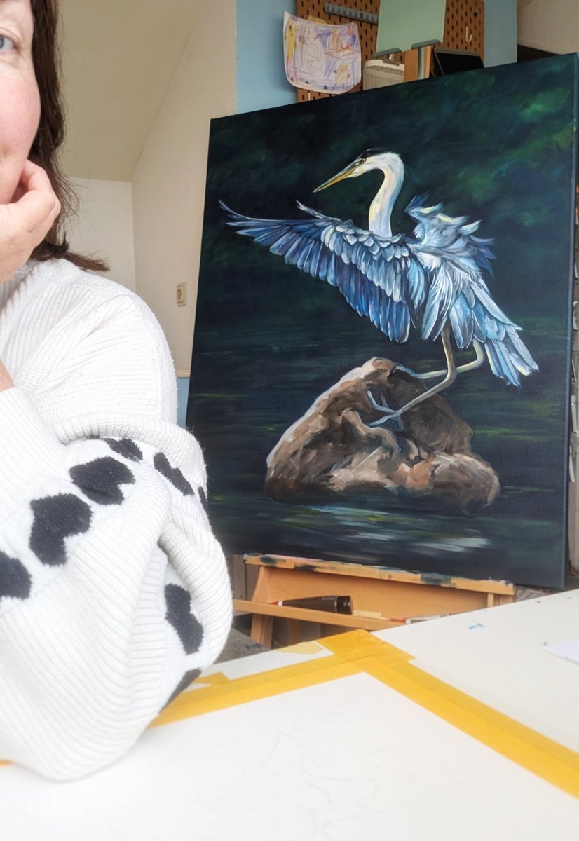 Momenteel werk ik aan een grote commissie. Er zitten al heel wat uren in, maar ik moet hem even laten rusten, dus tijd voor wat kattengespuis tussendoor.

(Met mijn dikke zieke kater gaat het gelukkig wat beter. Hij heeft suiker, maar lijkt verder op te krabbelen 🤞🏻)