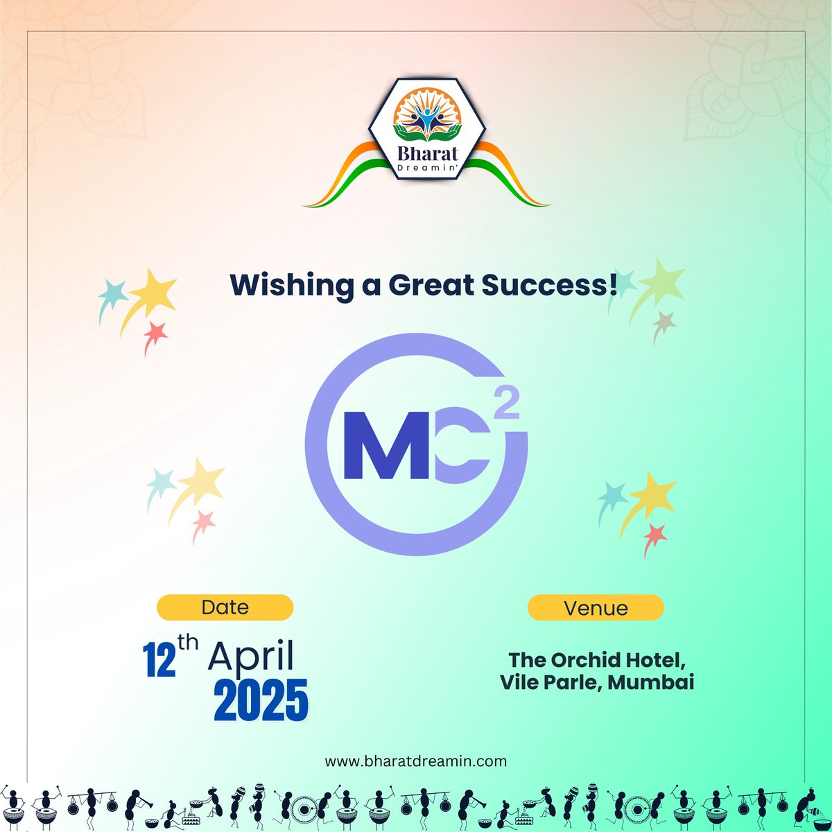 Big cheers from Team Bharat Dreamin' to the amazing <a href="/mc2_event/">MC²</a> team! 

Wishing you a power-packed event on April 12 at The Orchid Hotel, Mumbai. Shine bright, soar high, and keep the Trailblazer spirit alive! 

Know more: mcsquare.co.in

#Salesforce #BharatDreamin #MC2