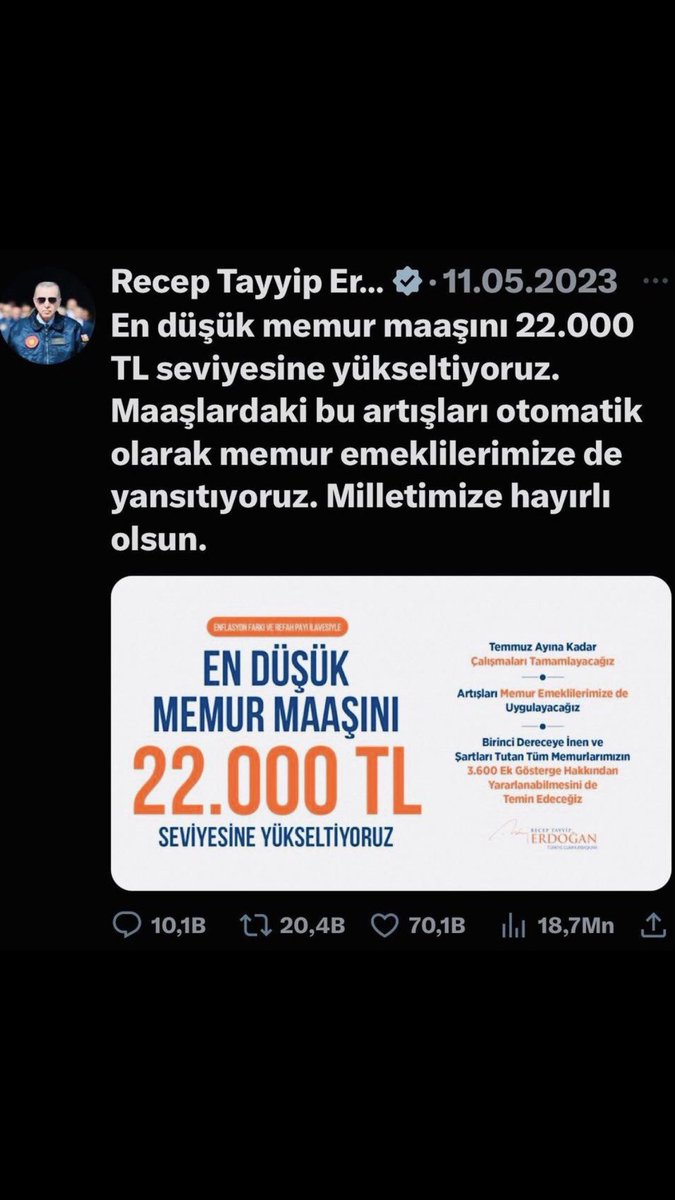 Zaman AKIP GİTTİ 
artık 13 aydır DEĞİL 
23 aydır güncel 
HER AY 16.165 TL 
EKSİK maaş alıyor #EmekliMemur
ÇOK ACİL
#MemurEmeklisineAdalet
İstiyoruz <a href="/TurkesGuney/">Türkeş Güney</a> <a href="/OnderKahveci/">Önder Kahveci</a> <a href="/TurkBuroSenGM/">Türk Büro-Sen</a> <a href="/Kamu_Sen/">Türkiye Kamu-Sen</a> <a href="/MHP_Bilgi/">MHP</a> 
Aylaarrr  ÖNCE PAYLAŞILMIŞTI !!