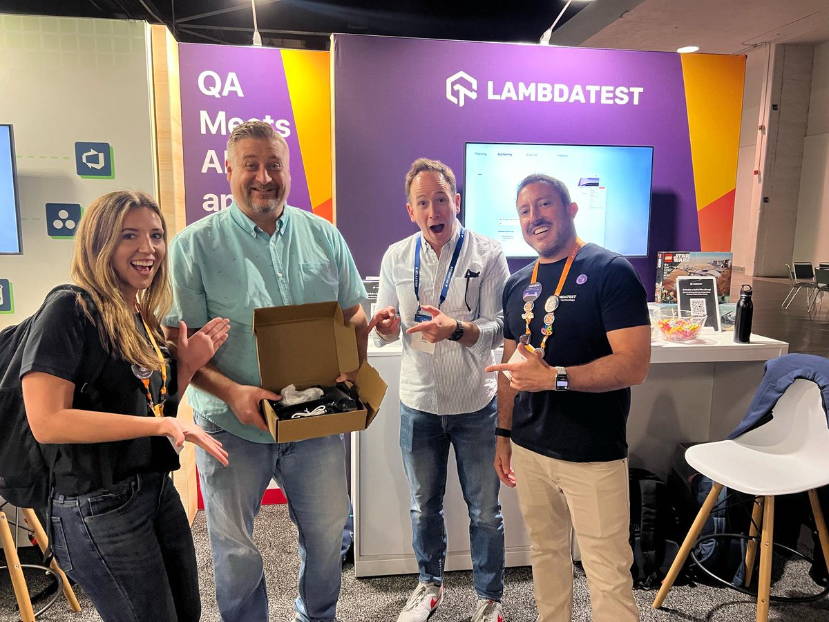 lambdatesting's tweet image. Lights, Conversations, Action!🎬
📸 Swipe through the glimpse of Lambdatest at @Atlassian Teams'25, where our booth became the epicenter of exploring GenAI solutions in quality engineering.
Interactive demos, thought-provoking discussions, and exciting giveaways created an…