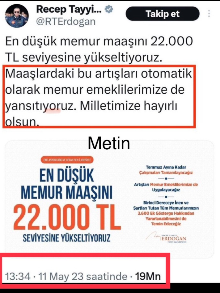 #Memur ile #EmekliMemur aynı YASAL HAKLARA sahiptir
Yani⤵️
375/40 ek madde hemen yeniden  düzenlenerek, #MemurEmeklisineAdalet 
SAĞLANMALIDIR❗️⚖️⚖️⚖️
<a href="/Akparti/">AK Parti</a> <a href="/MHP_Bilgi/">MHP</a> <a href="/memetsimsek/">Mehmet Simsek</a>
<a href="/RTErdogan/">Recep Tayyip Erdoğan</a> <a href="/_cevdetyilmaz/">Cevdet Yılmaz</a> <a href="/herkesicinCHP/">CHP 🇹🇷</a> <a href="/eczozgurozel/">Özgür Özel</a> <a href="/cenginyurt52/">Cemal Enginyurt</a> <a href="/SalihUzunDr/">Salih Uzun</a> <a href="/iyiparti/">İYİ Parti</a>