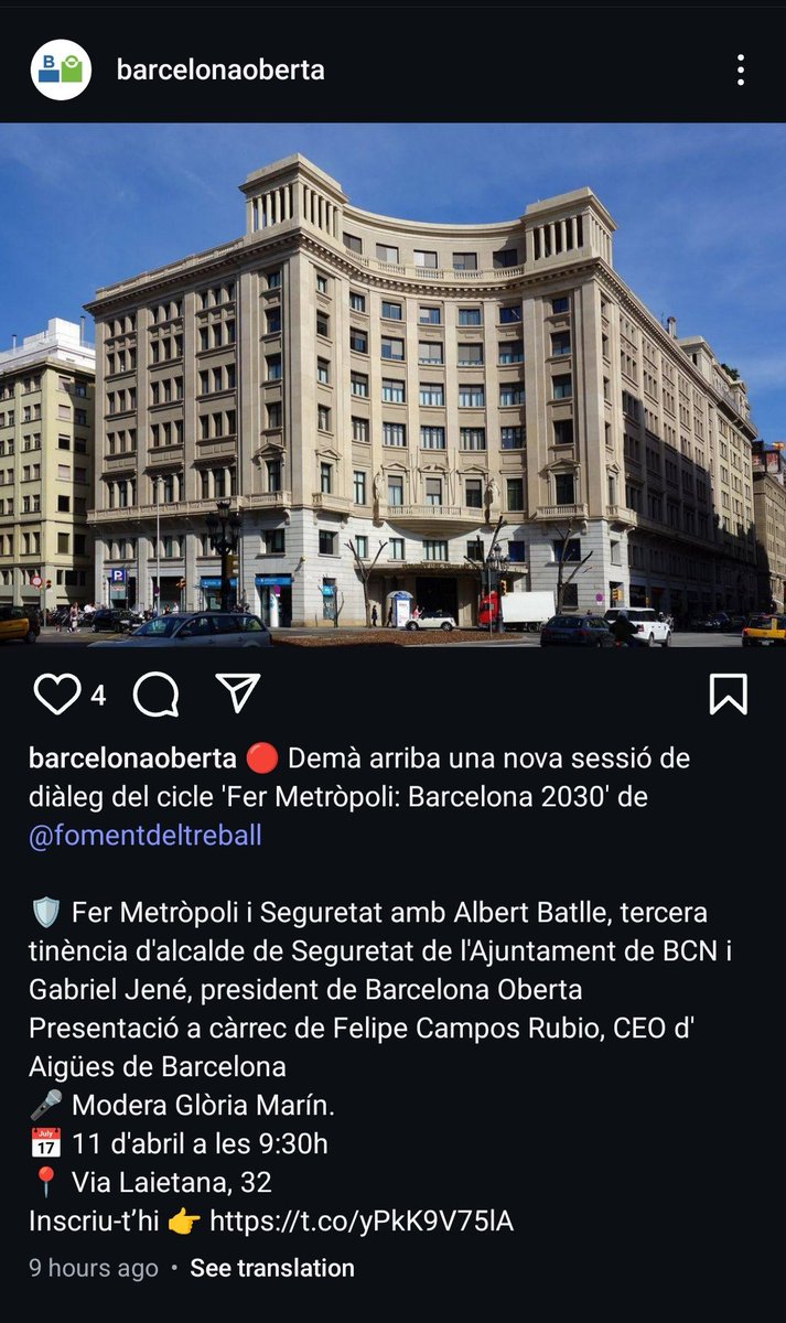 🔴 De nou la plaça d'Antonio Maura és plena de cotxes que incomplint la normativa que no els permet aparcar. Quan no és càrrega i descàrrega són els senyors de Foment del Treball, aquesta vegada acompanyats de Barcelona Oberta i el Regidor del Districte.
🔴 Impunitat de classe.