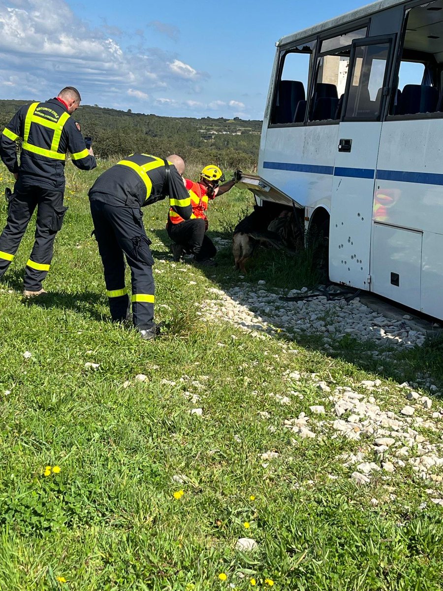 sdis68's tweet image. 🐕Le sgt P.S, conducteur cynotechnique au #SIS68 et son chien Rico ont participé à l’exercice international SWAN organisé par l&apos;#UIISC7 : 96h d’autonomie, missions jour et nuit, en France et en Espagne. 

✅1 binôme exemplaire👏
✅Importance de la préparation opérationnelle🚨
