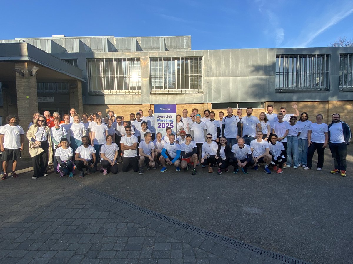 profdaviddexter's tweet image. World Parkinson’s day got off to a flying start with a 5km fun run at the Synuclein2025 conference today. Today is the 4th day of cutting edge research to better understand the role of alpha-synuclein in Parkinson’s. @ParkinsonsUK is proud to sponsor this event.