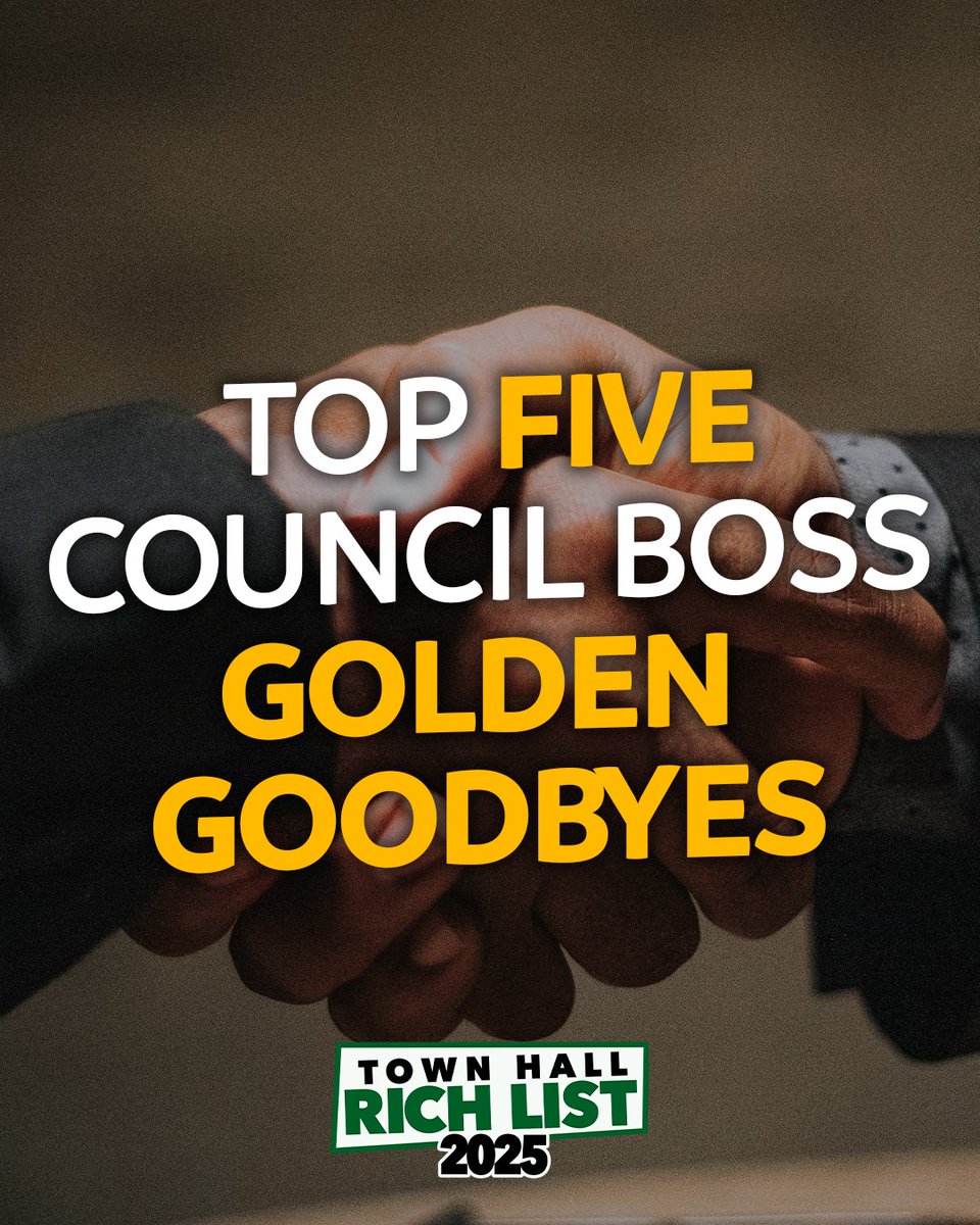 Did you know that council bosses have enjoyed some big exit payments in 2023-24? Here are the top five golden goodbyes 🧵