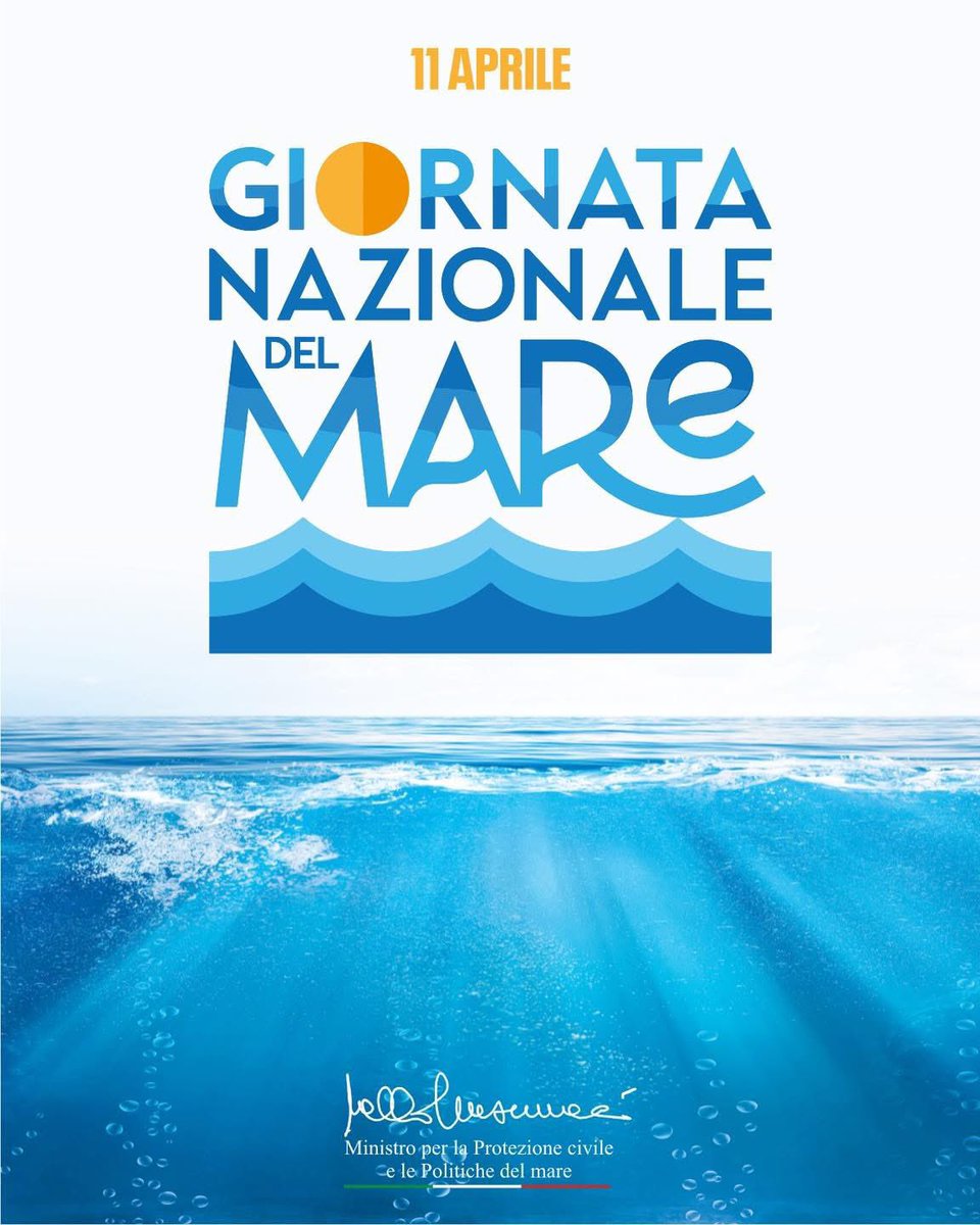 Oggi è la Giornata del Mare. Per l’occasione, il governo Meloni illumina di azzurro la facciata di Palazzo Chigi. Rendiamo tutti omaggio a questo meraviglioso e indispensabile elemento della natura. #giornatanazionaledelmare