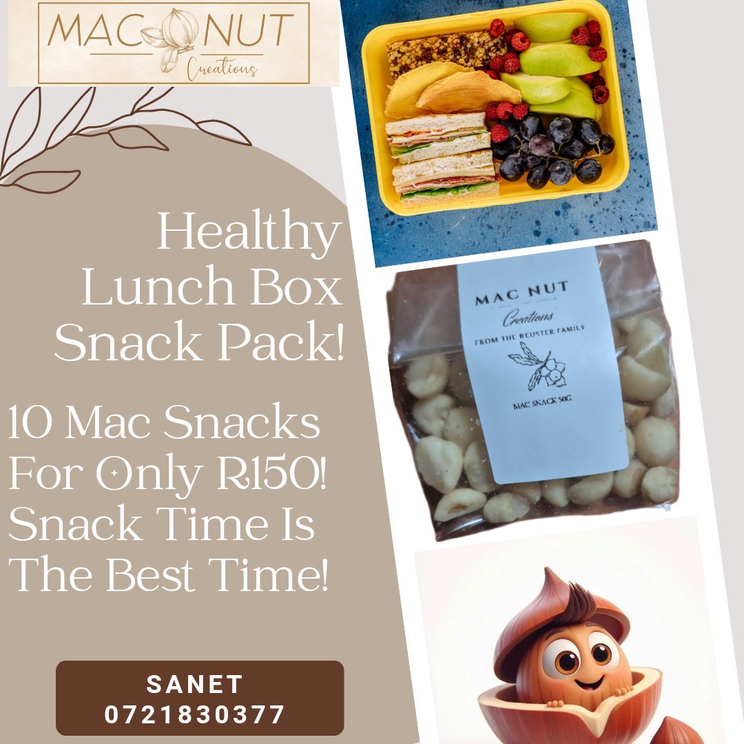 Suzettefire's tweet image. 📲
wa.me/+27721830377👈

#MacNutCreations #LilNuttyLove #SnackTimeFun #NuttyAndNice #PlayfulBites #MacadamiaMadness #CrunchSquad #SnackAttackTime #KiddoCravings #WholesomeWhimsy